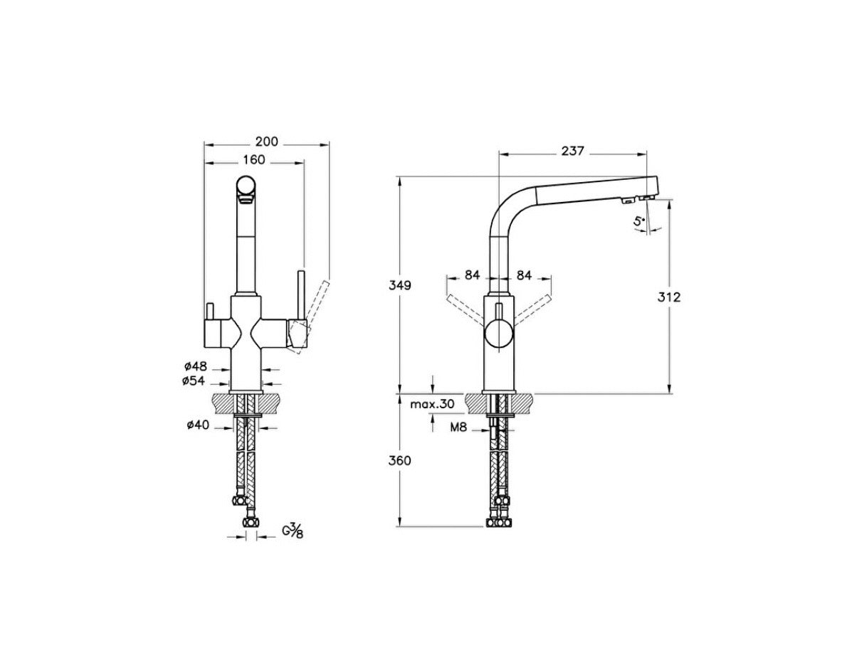 Artema Split Dual Flow Eviye Bataryası