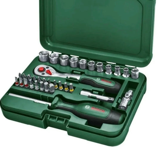 Bosch Cırcırlı Tornavida Ve Lokma Takımı 34 Parça - 1600A02BY1