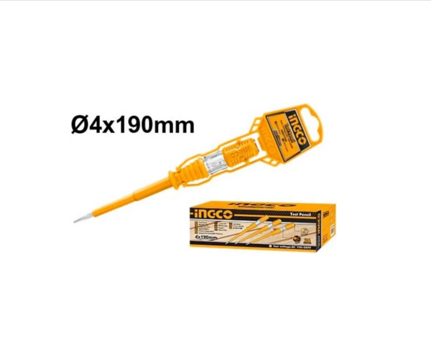 INGCO 1908 DÜZ KONTROL KALEMİ 190MM