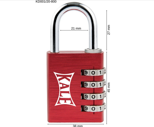 KALE SİFRELİ ASMA KİLİT 4 BASAMAKLI