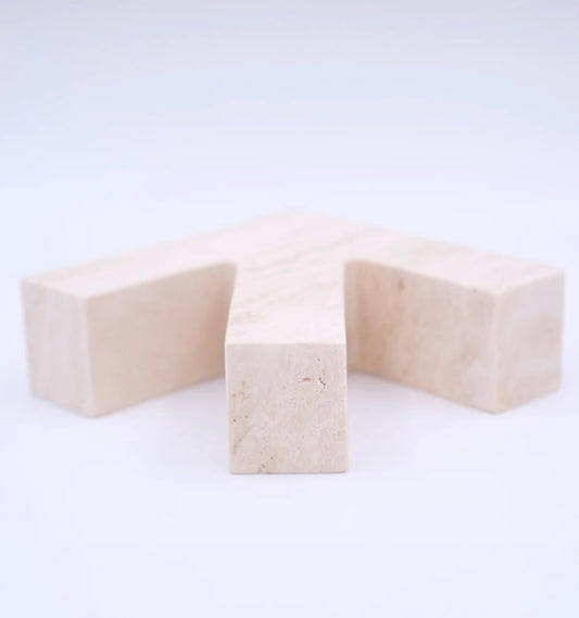 Traverten Ok Kitap Tutucu