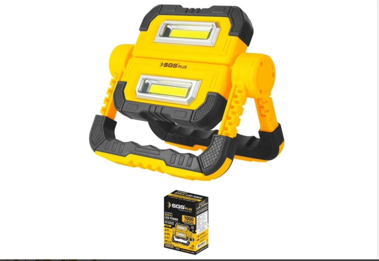 SGS 5057 SARJLI LED ÇALIŞMA LAMBASI- POWER BANK 1000 LÜMEN 3.7 VOLT/5000mAh