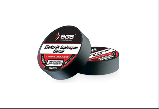 SGS 2950 ELEKTRİK İZOLASYON BANDI SİYAH 19MM