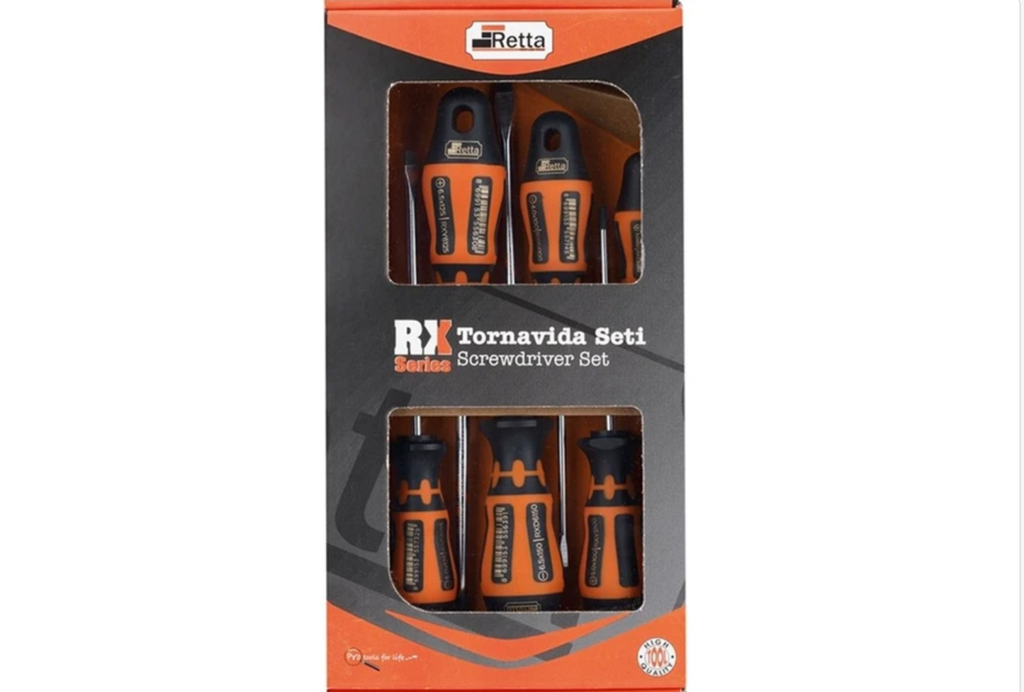 RETTA RXS-6000 TORNAVİDA SETİ 6LI RX SERİSİ