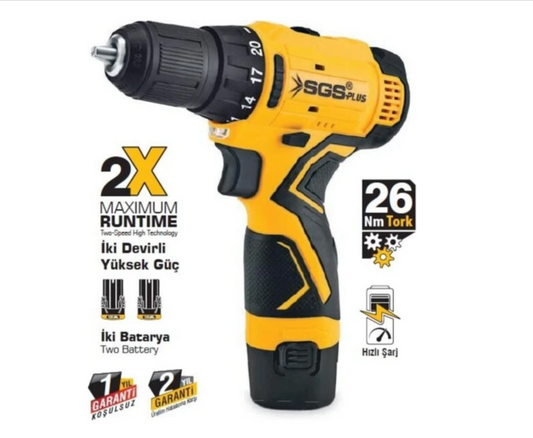 SGS 5131 PROFESYONEL AKÜLÜ VİDALAMA 12 VOLT 1.5 AMPER