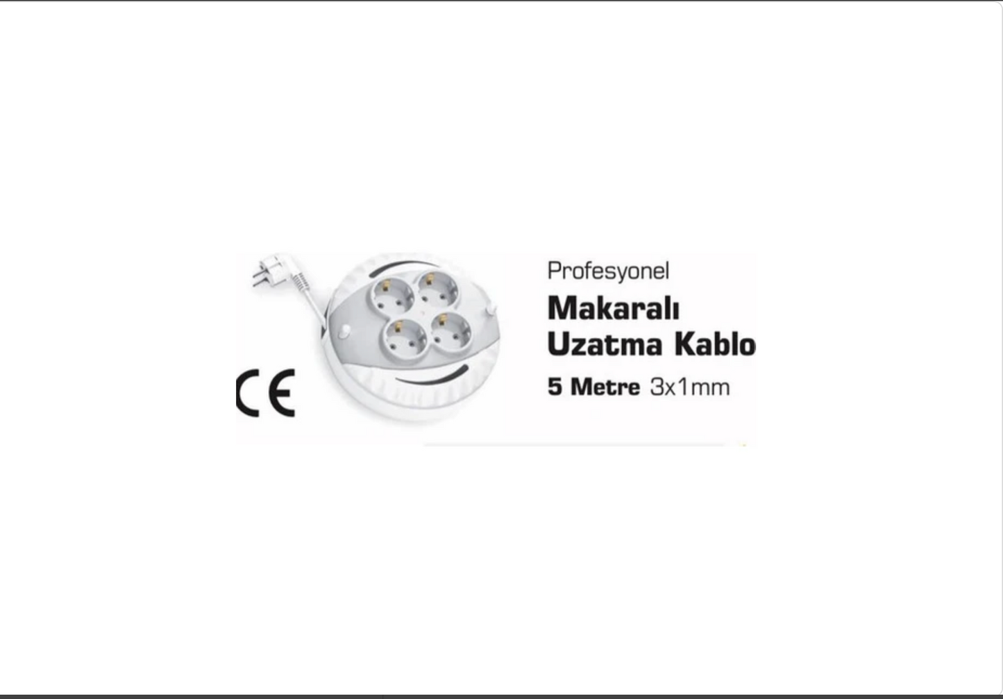 SGS 2190 PROFESYONEL UZATMA KABLOSU 3X1 5 METRE